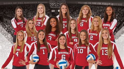 This tweet was posted by the University on Twitter a few days ago. . Wisconsin volleyball team leaked actual photos